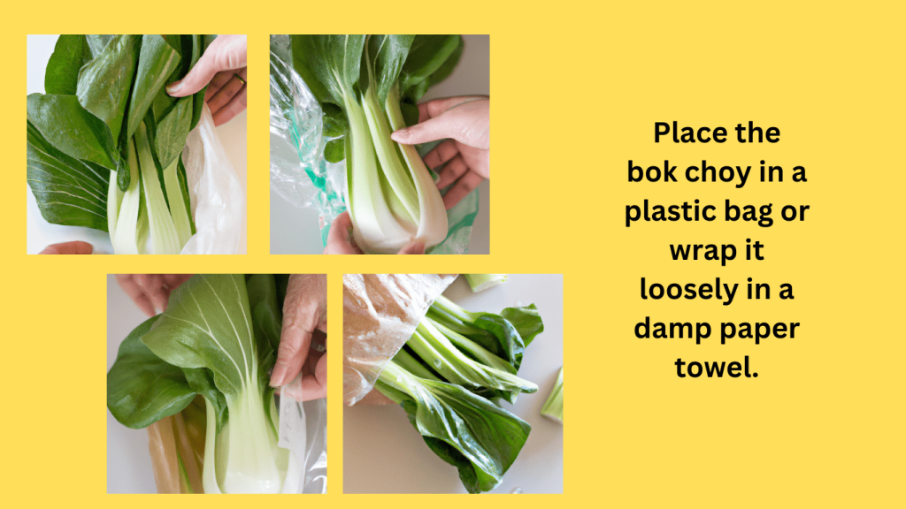 How to Store Fresh Bok Choy