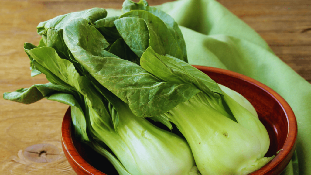 The leaves of bok choy will start to wilt and become limp