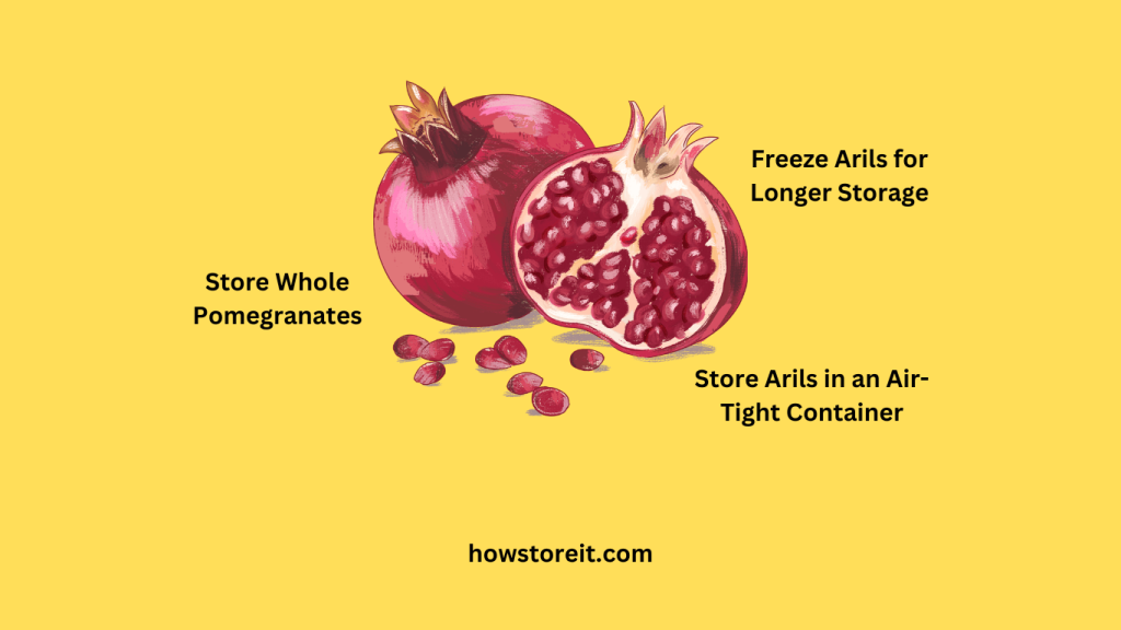 How to Store Pomegranate